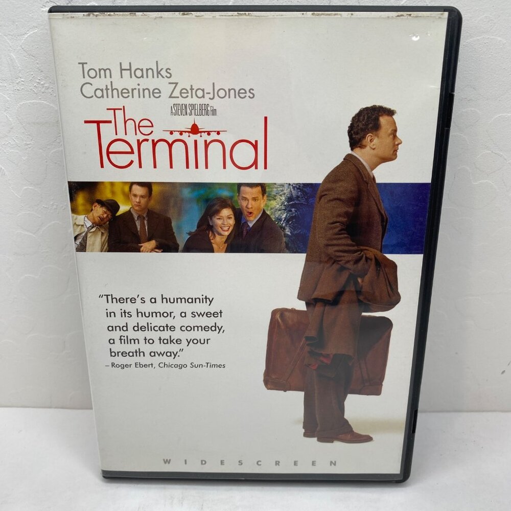The Terminal 2004 DVD Widescreen Tom Hanks Catherine Zeta-Jones Comedy - Pre-Own